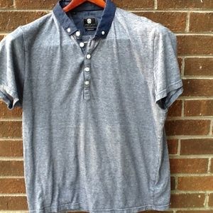 Steel & Jelly Knit Sport Shirt - Sz Medium